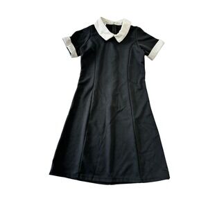 Wednesday Addams Spirit Halloween Dress Black White Costume Child 14/16 JS